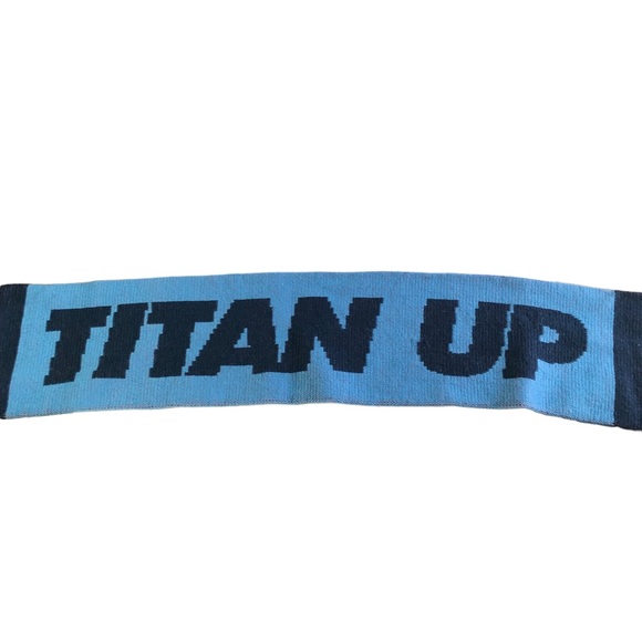 Tennessee Titans Blue Scarf Fan Gear Coke Coca-Cola Kroger Advertising Fringe - Picture 5 of 5